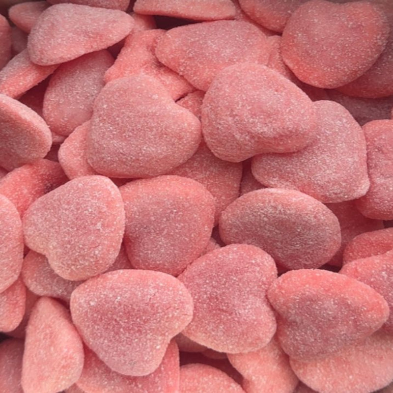 SOUR FILLED RED HEARTS