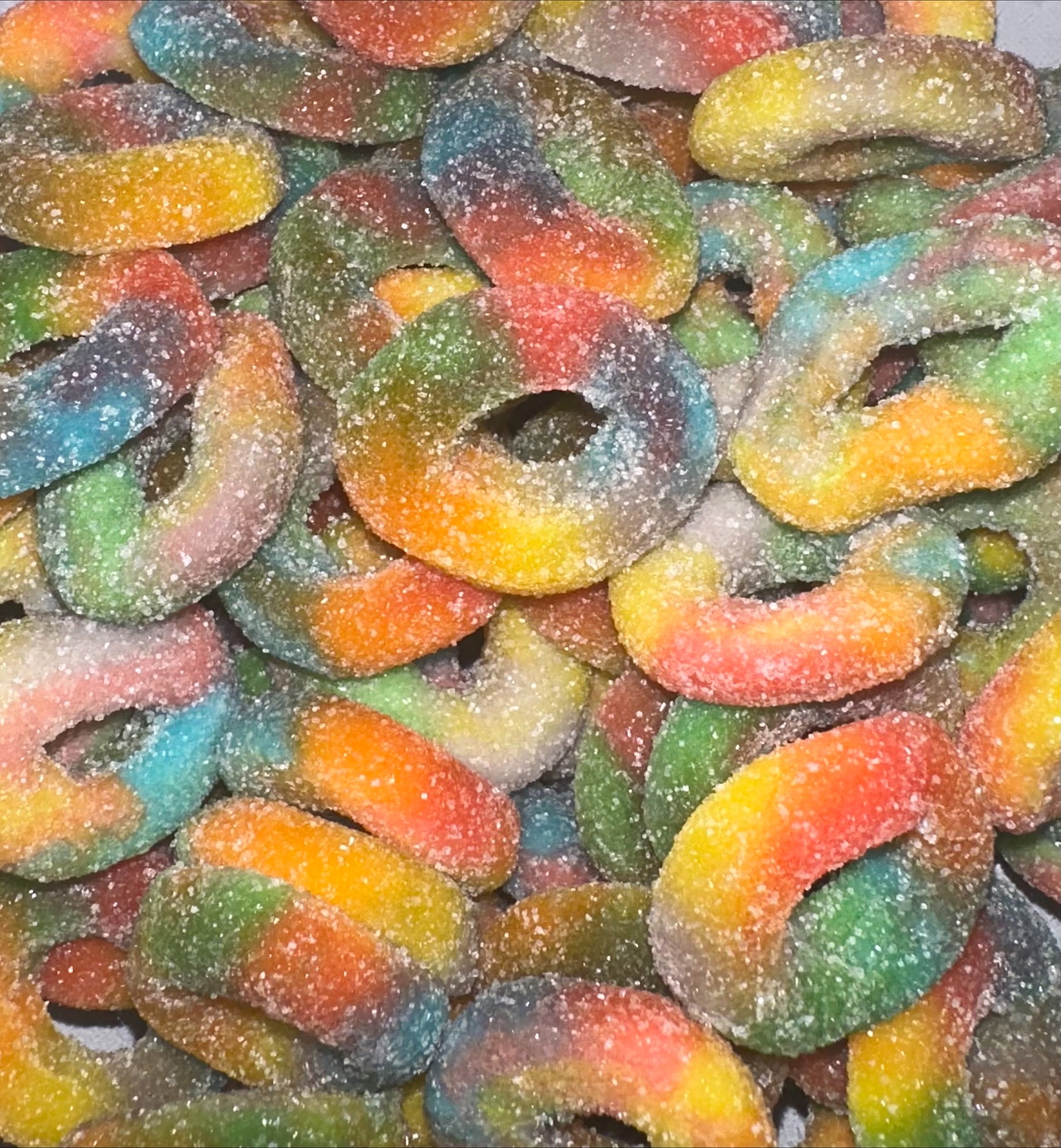 SUGARED RAINBOW RINGS