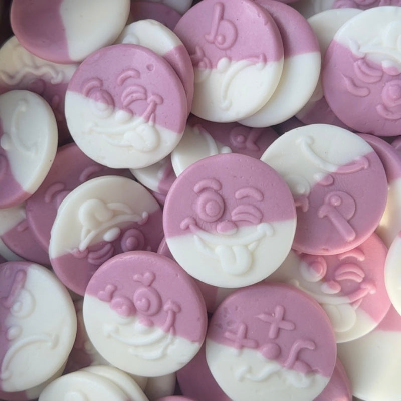VANILLA&RASPBERRY FOAM SMILES